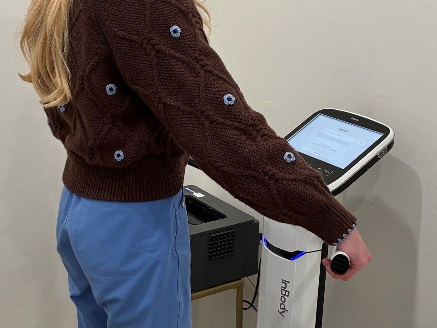 InBody body-composition scanner at Pristine Health Sooner Road